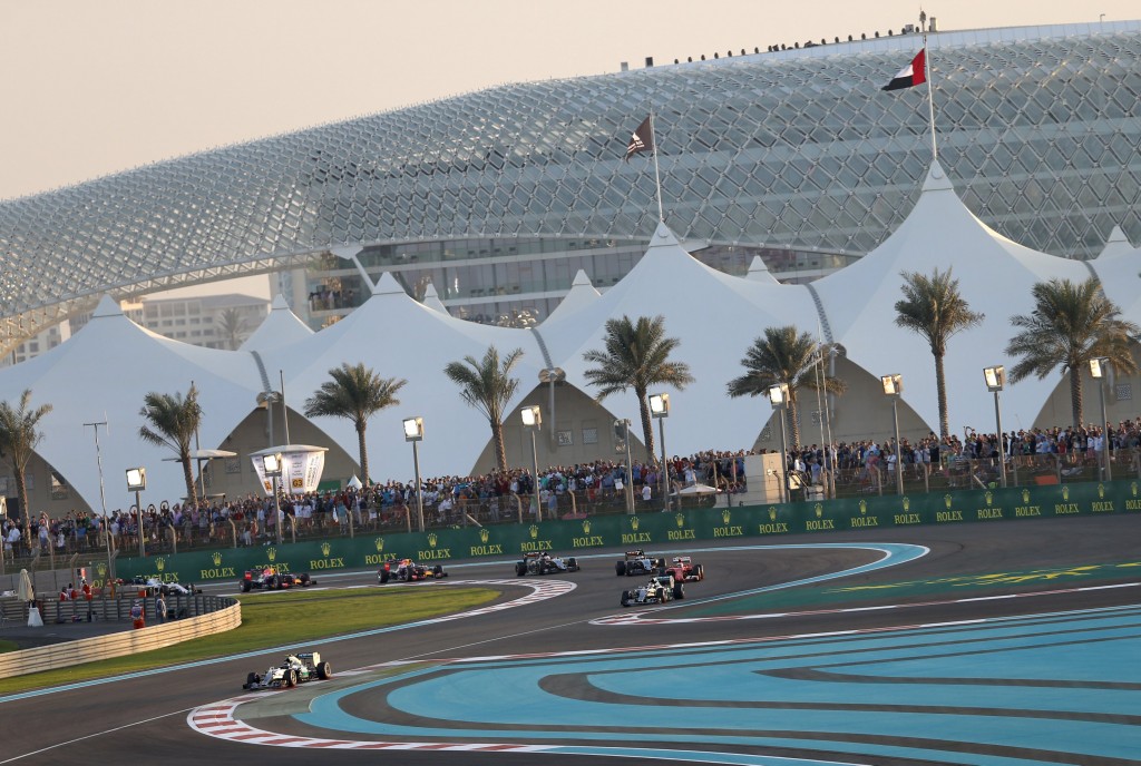 Yas Marina circuit at the Abu Dhabi Grand Prix